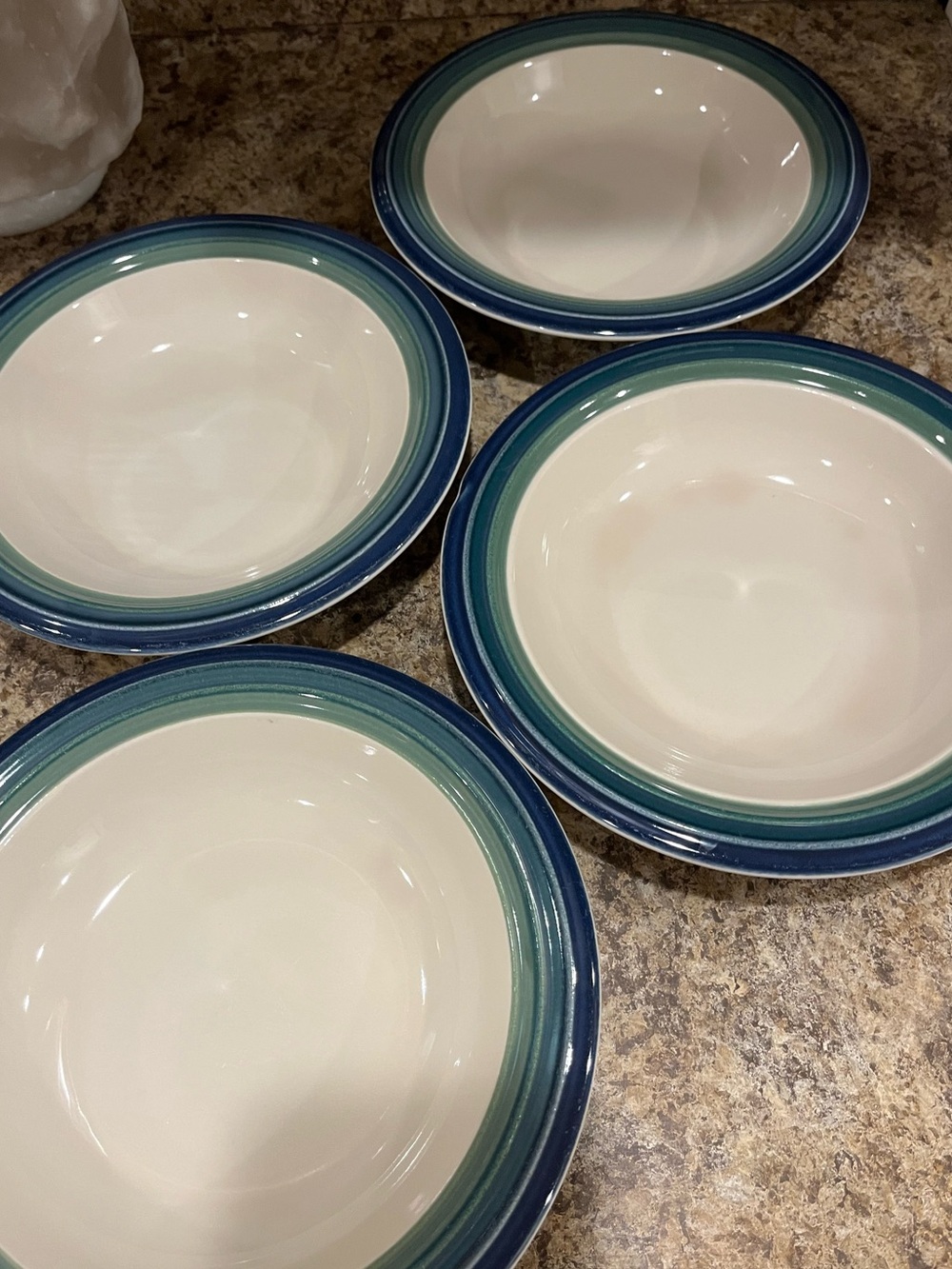 Pfaltzgraff Ocean Breeze Shallow Bowls Set of 4